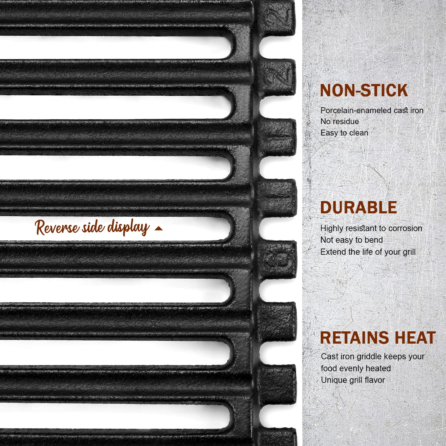 GGC grate leaving bold sear marks on steak, enhancing flavor and presentation