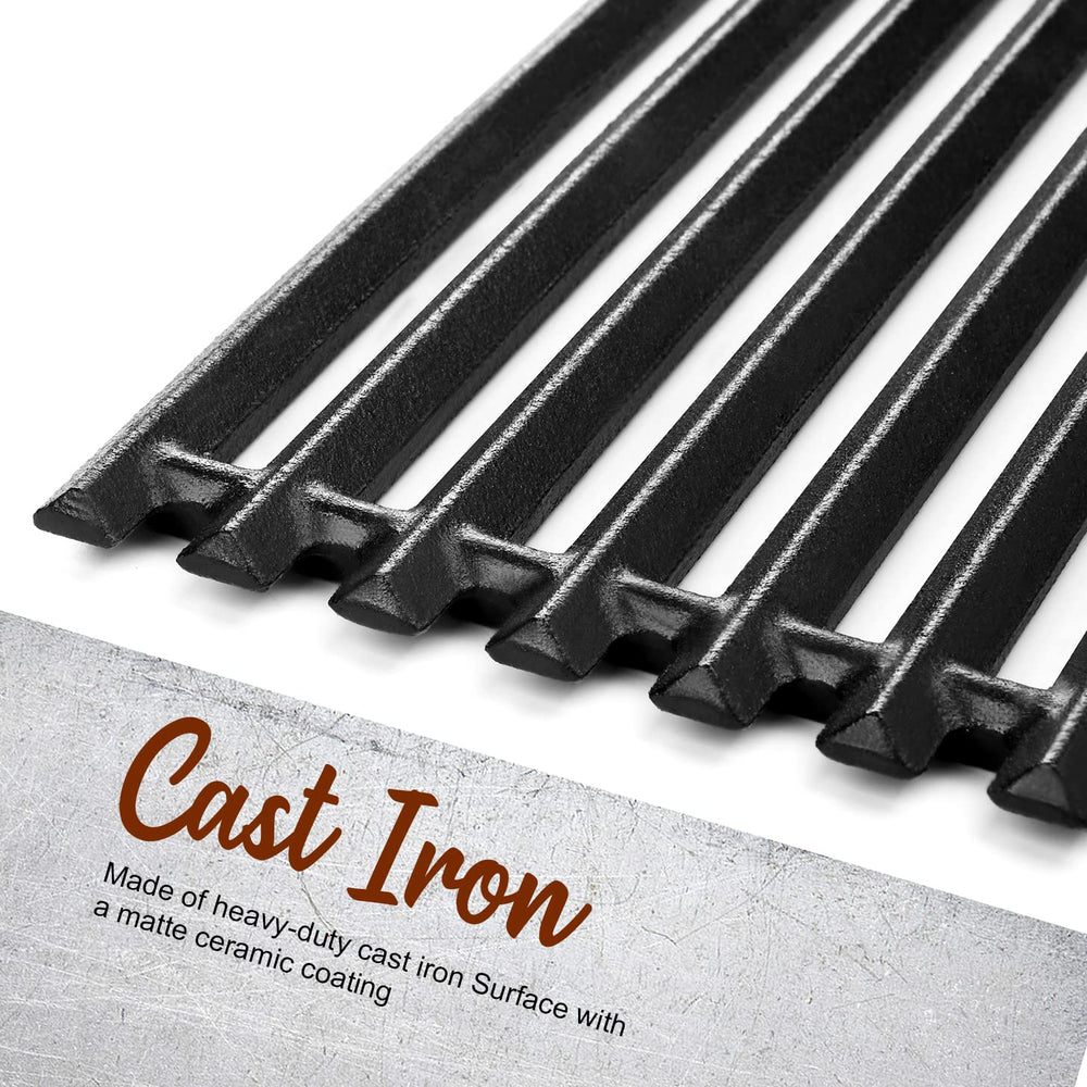GGC three-piece grates installed on Charbroil-style grill delivering even cooking surface