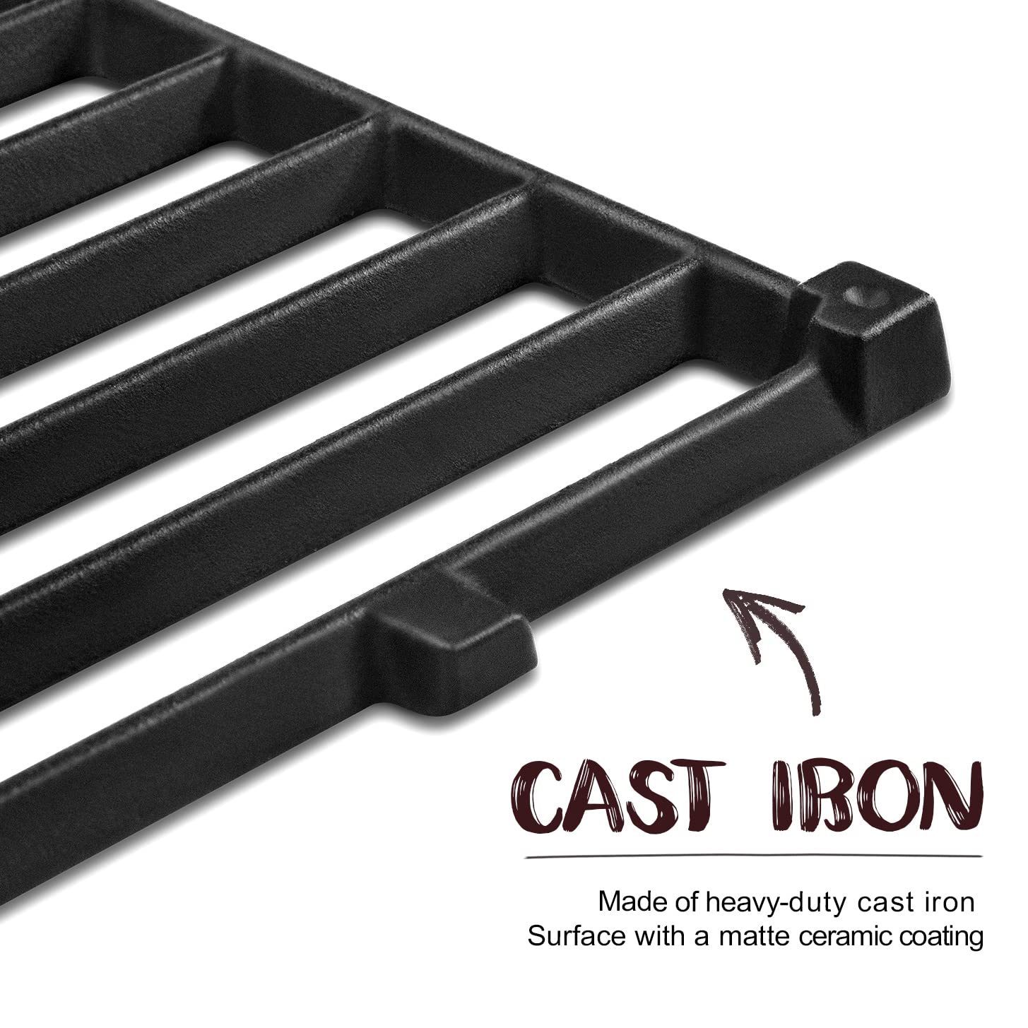 GGC underside of grate showing solid construction and stable mounting points