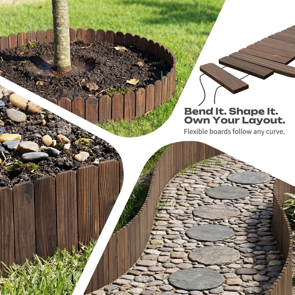 GHWIE side edge profile pressed in soil showing easy manual placement