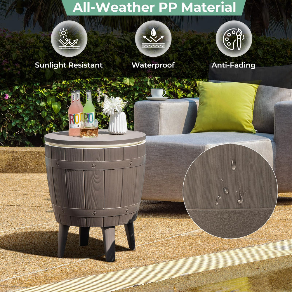 GIANTEX next to chair showing size scale benefit of space-saving design