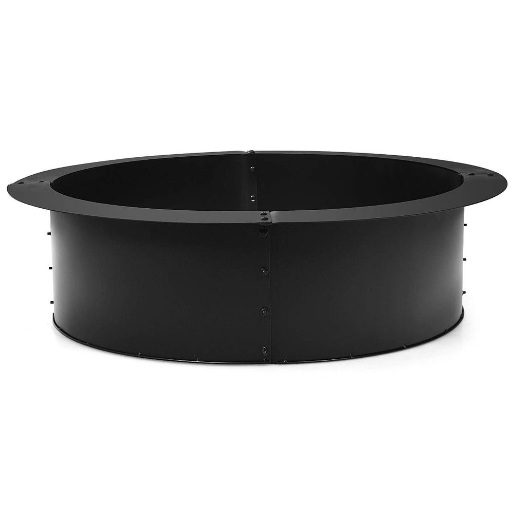 GIANTEX portable fire ring at campsite showing lightweight transport benefit