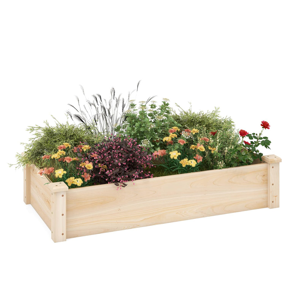 GIANTEX front view of rectangular planter showing clean profile and capacity