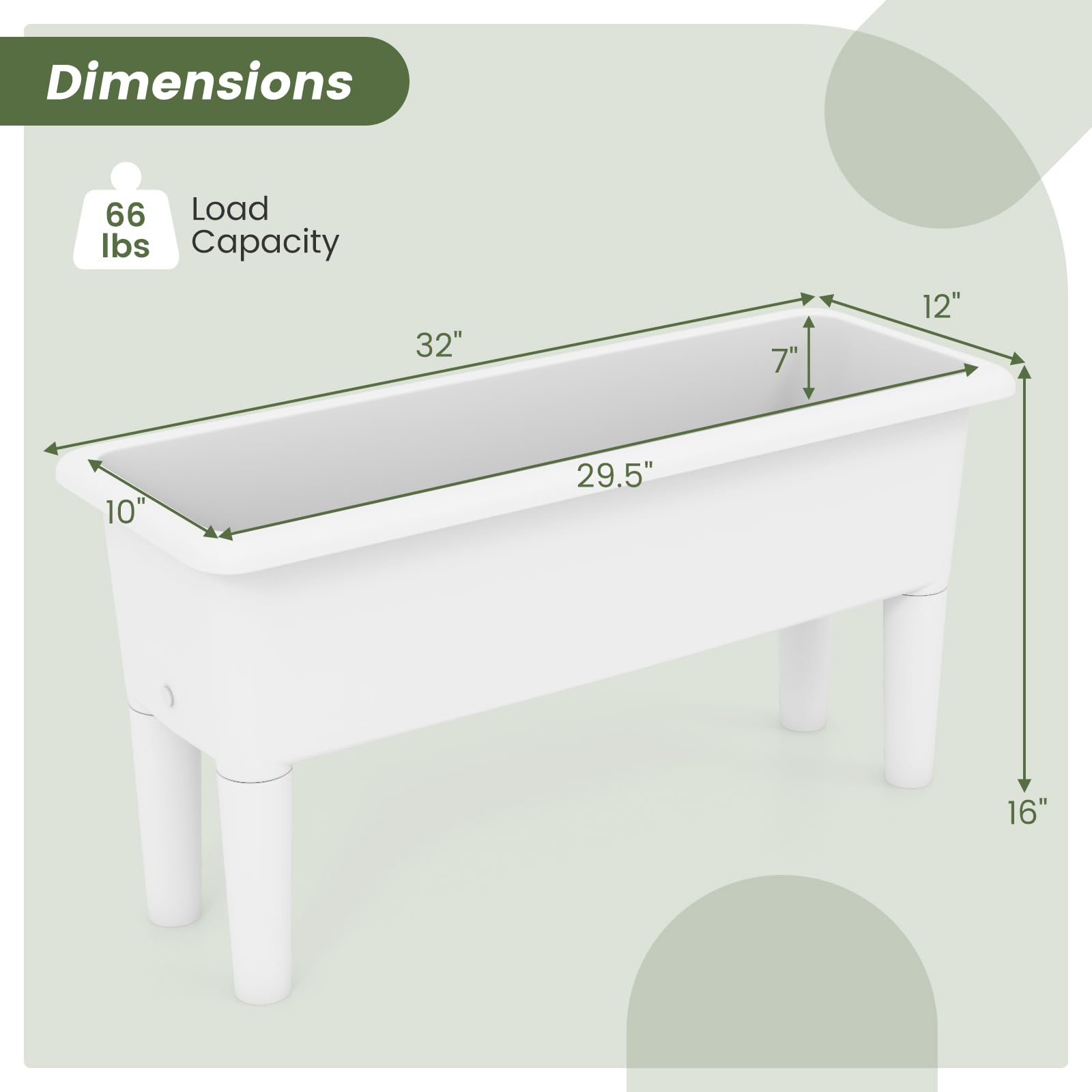 GIANTEX raised garden beds on balcony showing attractive urban gardening benefit