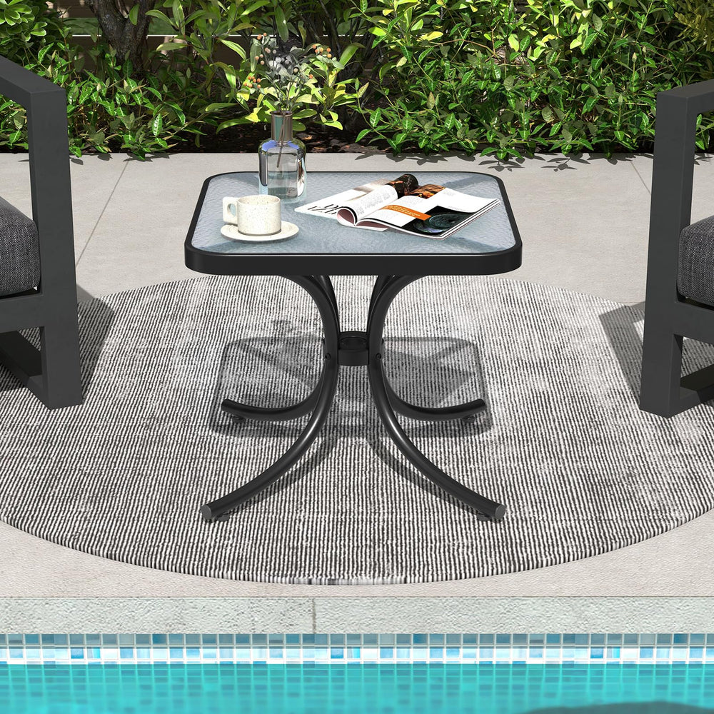 GIANTEX balcony lifestyle scene showing stylish outdoor decor benefit