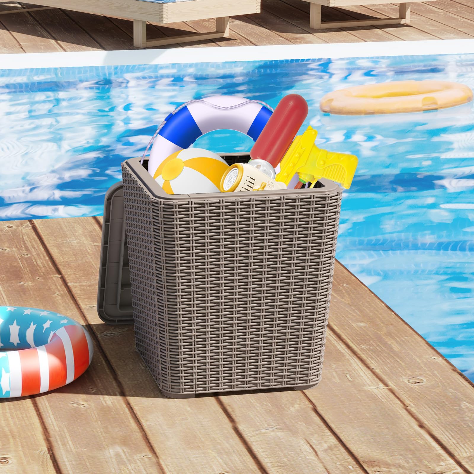 GIANTEX styled poolside showing versatile use and aesthetic benefit