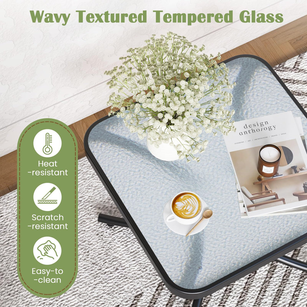 GIANTEX metal frame close-up illustrating sturdy support and rust resistance