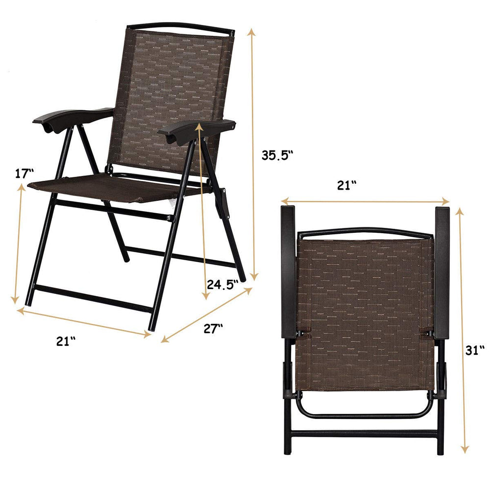 GIANTEX person seated to show chair size and real-world scale