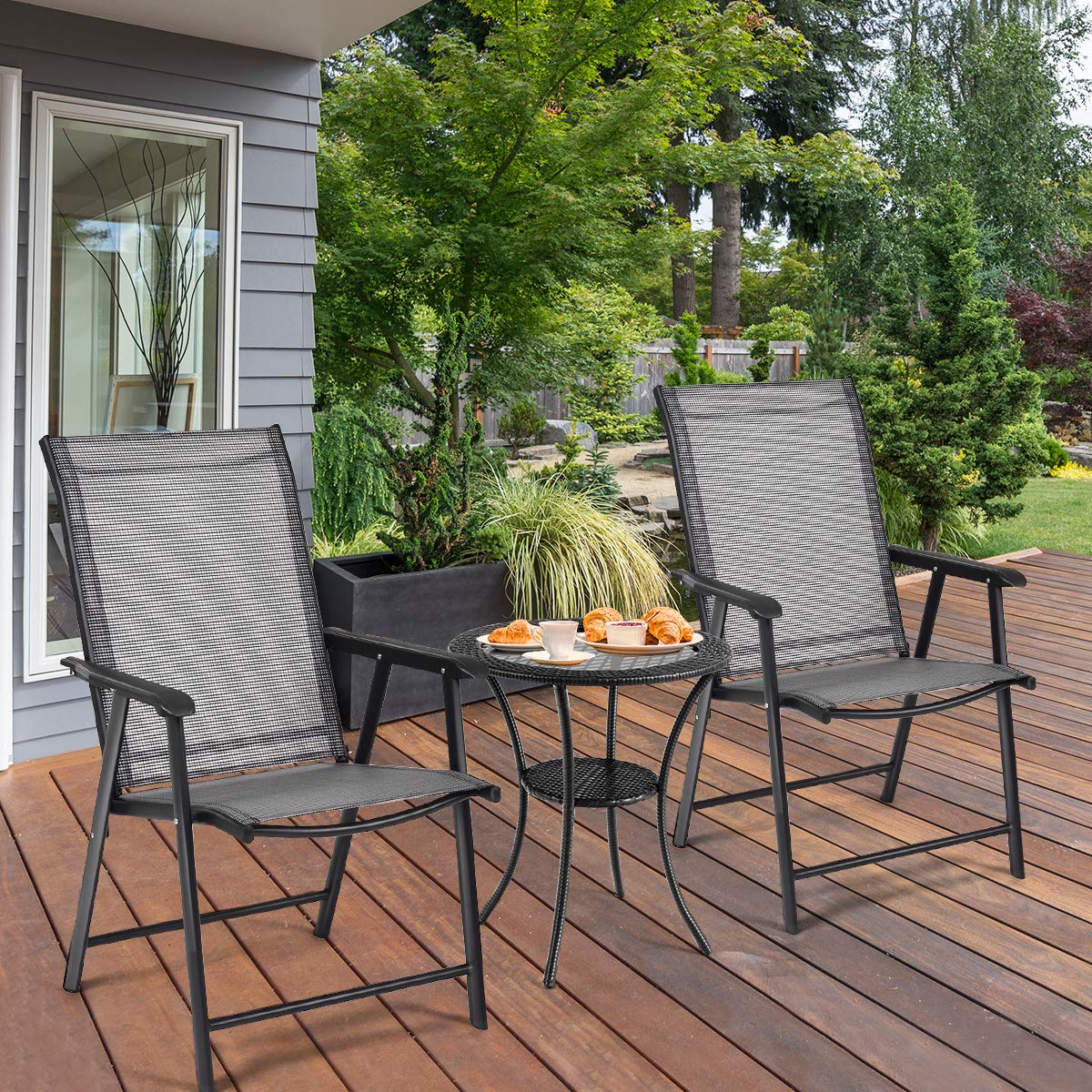 GIANTEX side profile highlighting ergonomic backrest for relaxed posture