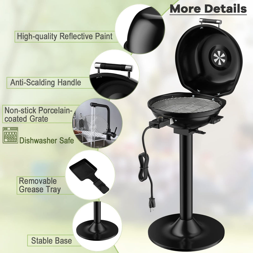GIANTEX side profile showing lightweight compact footprint for convenient storage benefit