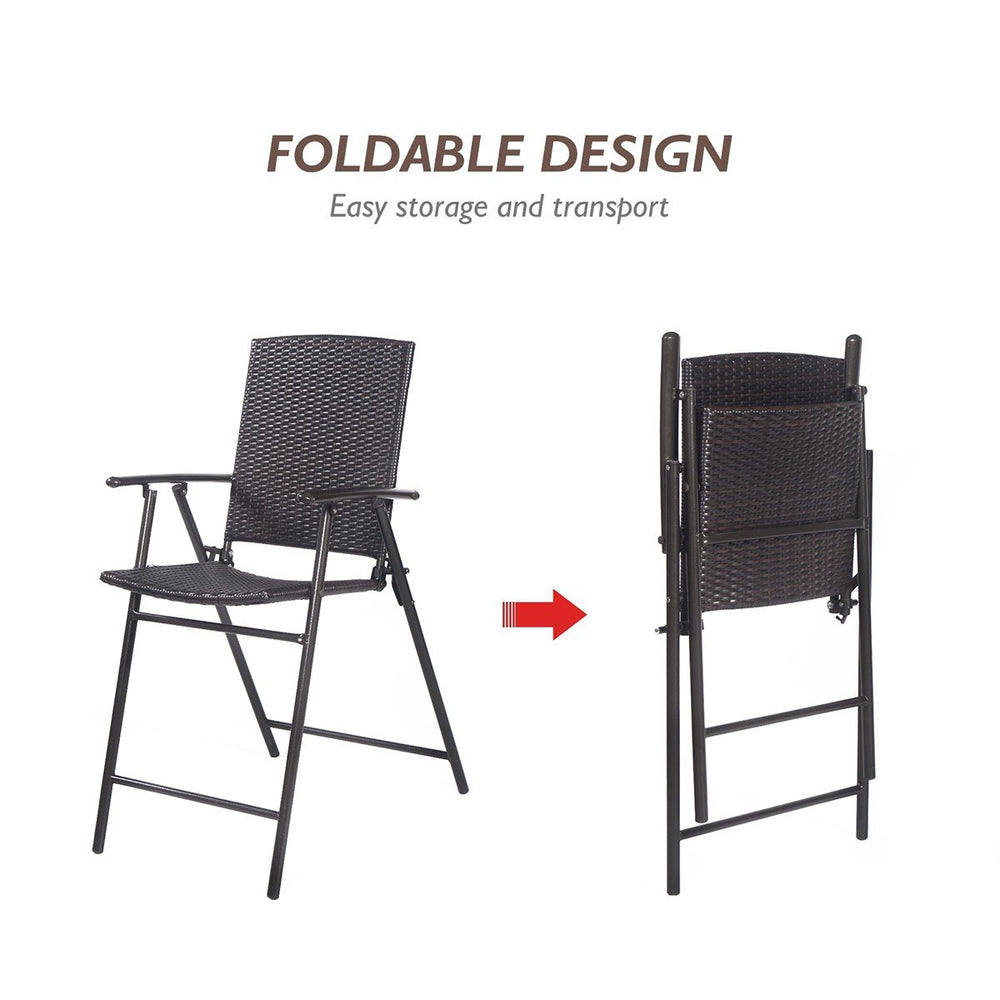 GIANTEX stools styled at a patio bar for outdoor entertaining