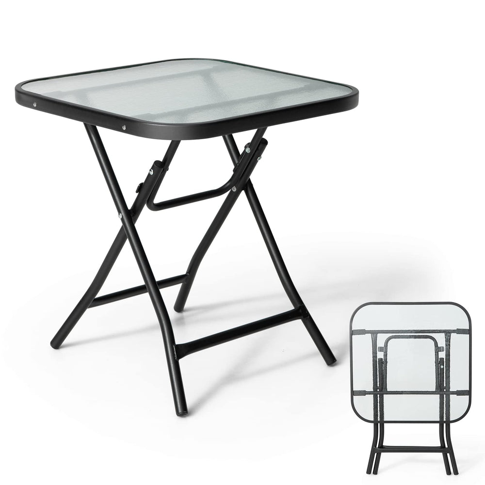 GIANTEX top view with drinks demonstrating usable surface and durability