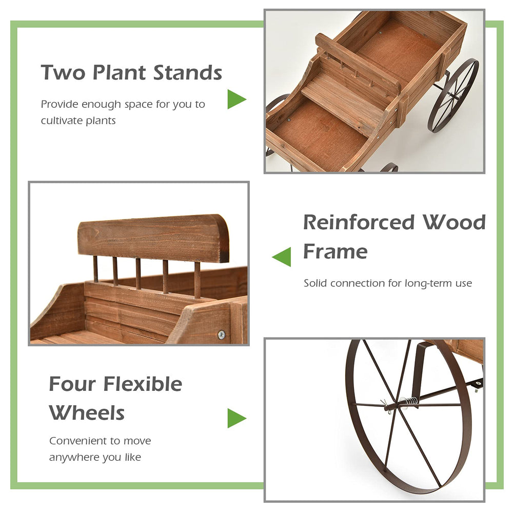 GIANTEX handle and wheel demonstrating easy steering benefit