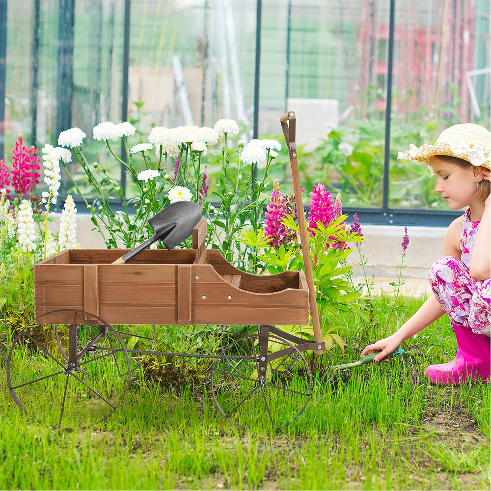 GIANTEX planter filled with flowers showing decorative curb appeal benefit