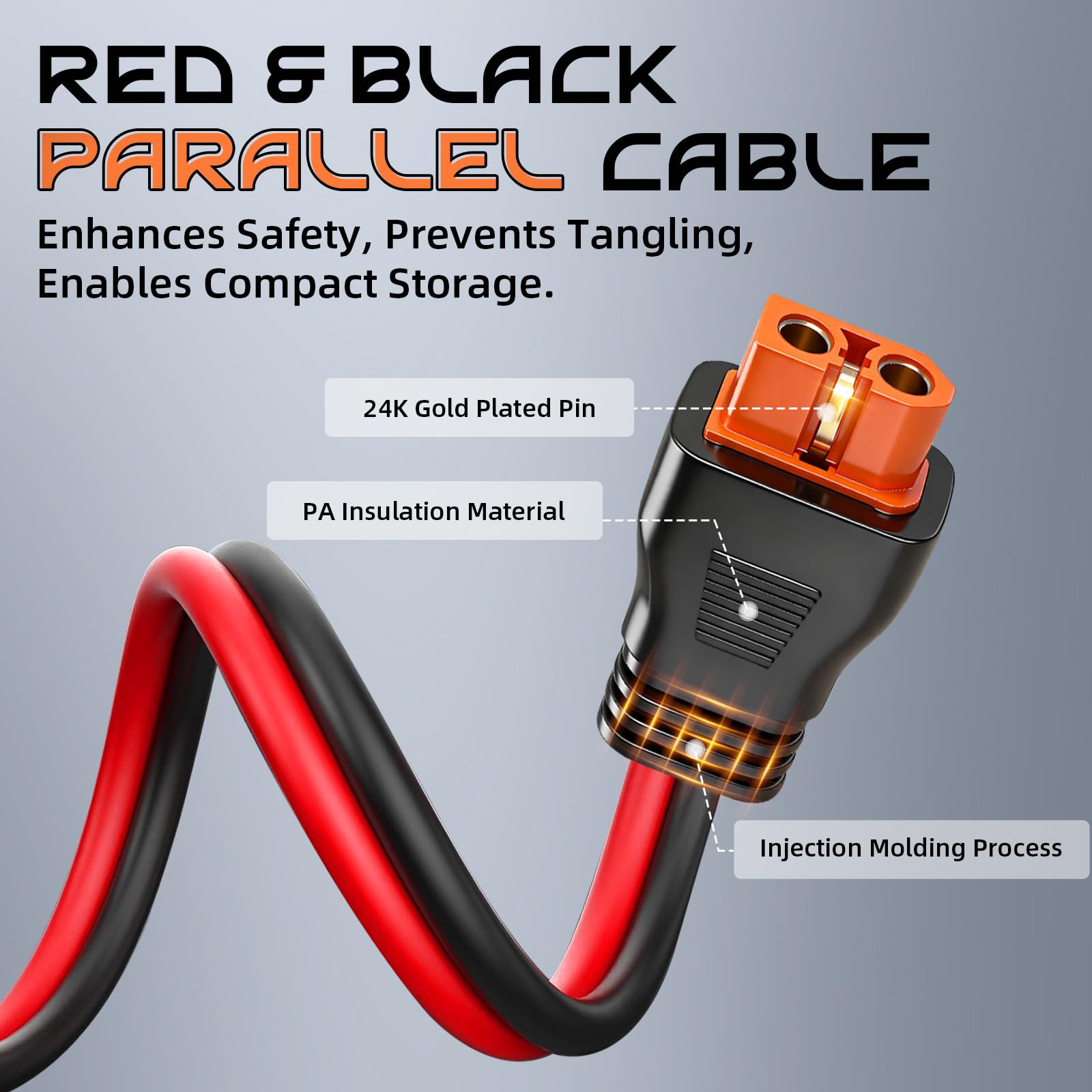 Gibbab cable flexing in bend test demonstrating durable construction