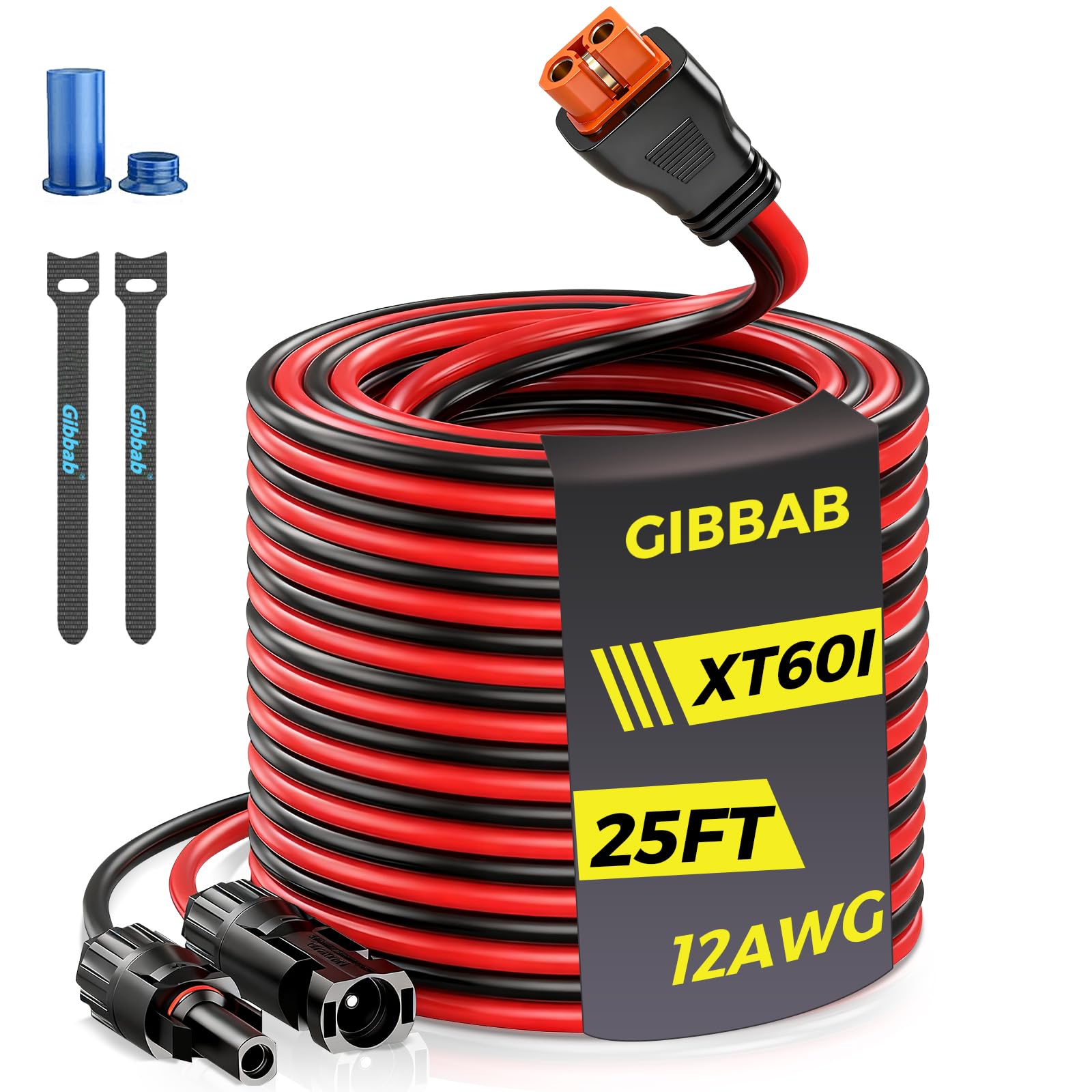 Gibbab front connector view showing rugged housing and secure fit