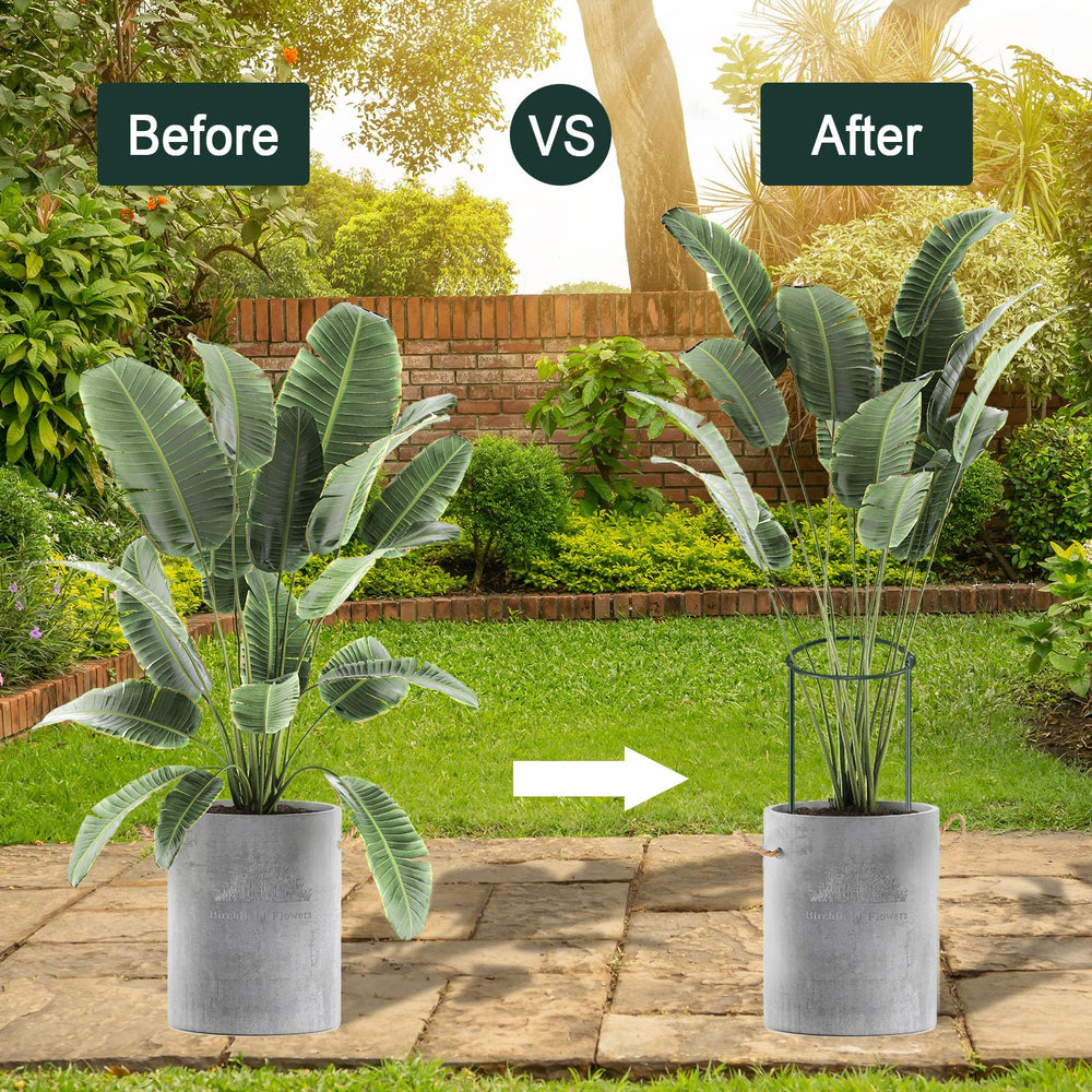 Gicare included labels and twist ties organized for quick plant identification