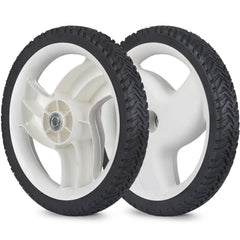 GICOOL 12-inch wheel front view showing new tread and restored stability