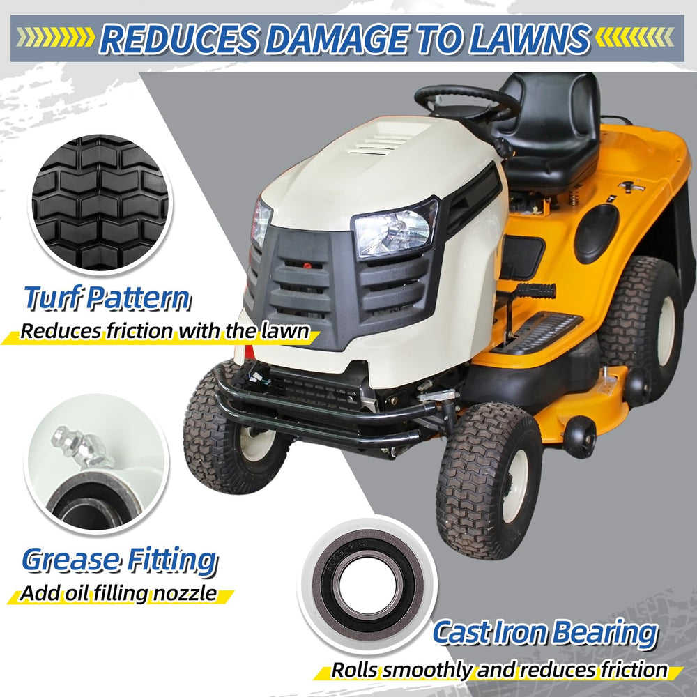 GICOOL hub and carbon-steel bearing detail, low-friction durability benefit