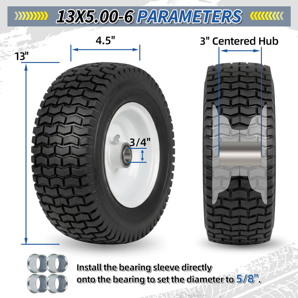 GICOOL close-up of turf-friendly tread texture, smooth lawn protection benefit