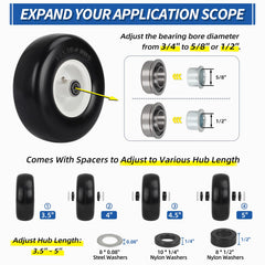 GICOOL accesorios adaptadores incluidos para varios bujes