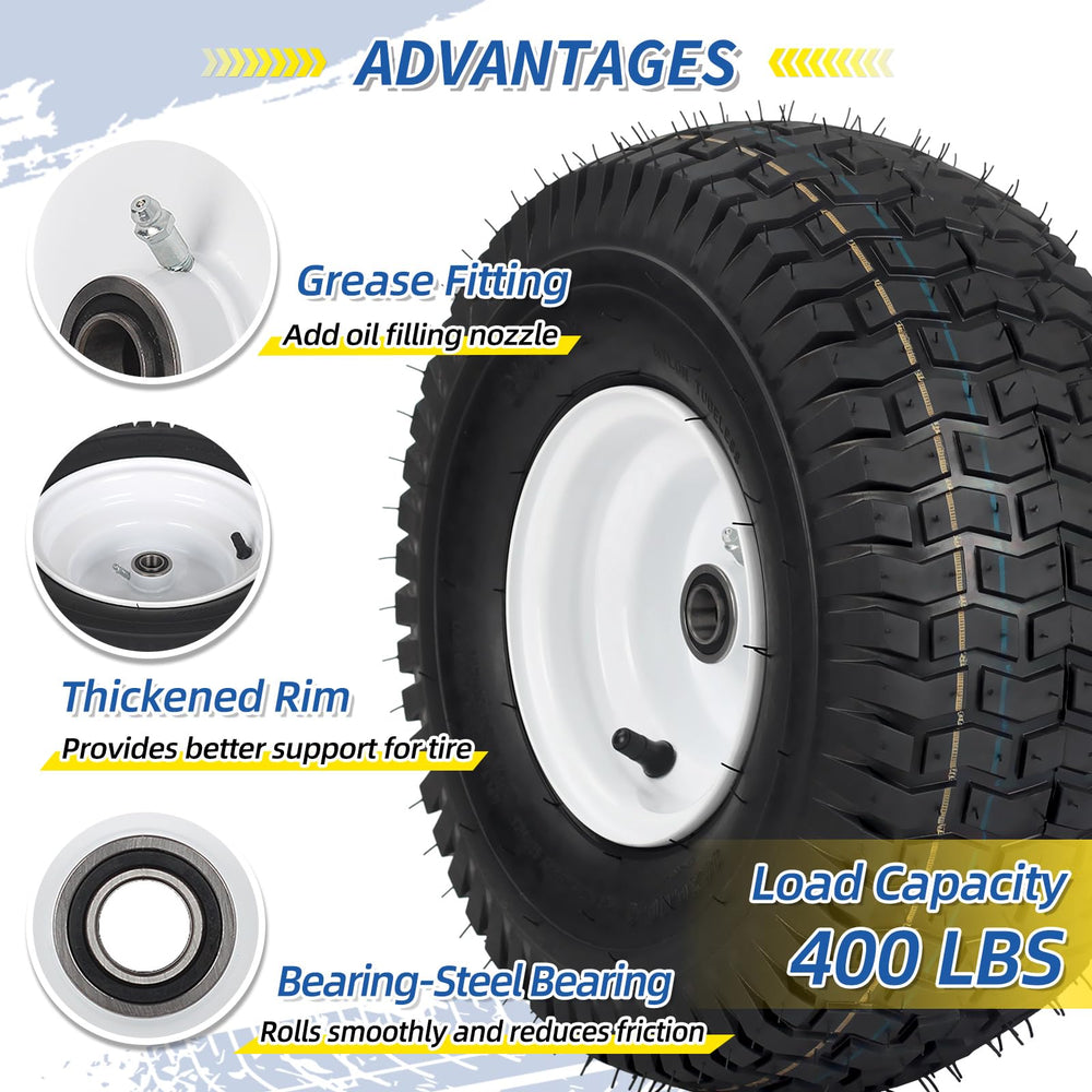 GICOOL double-sealed bearing and 3-inch offset hub for smooth rotation