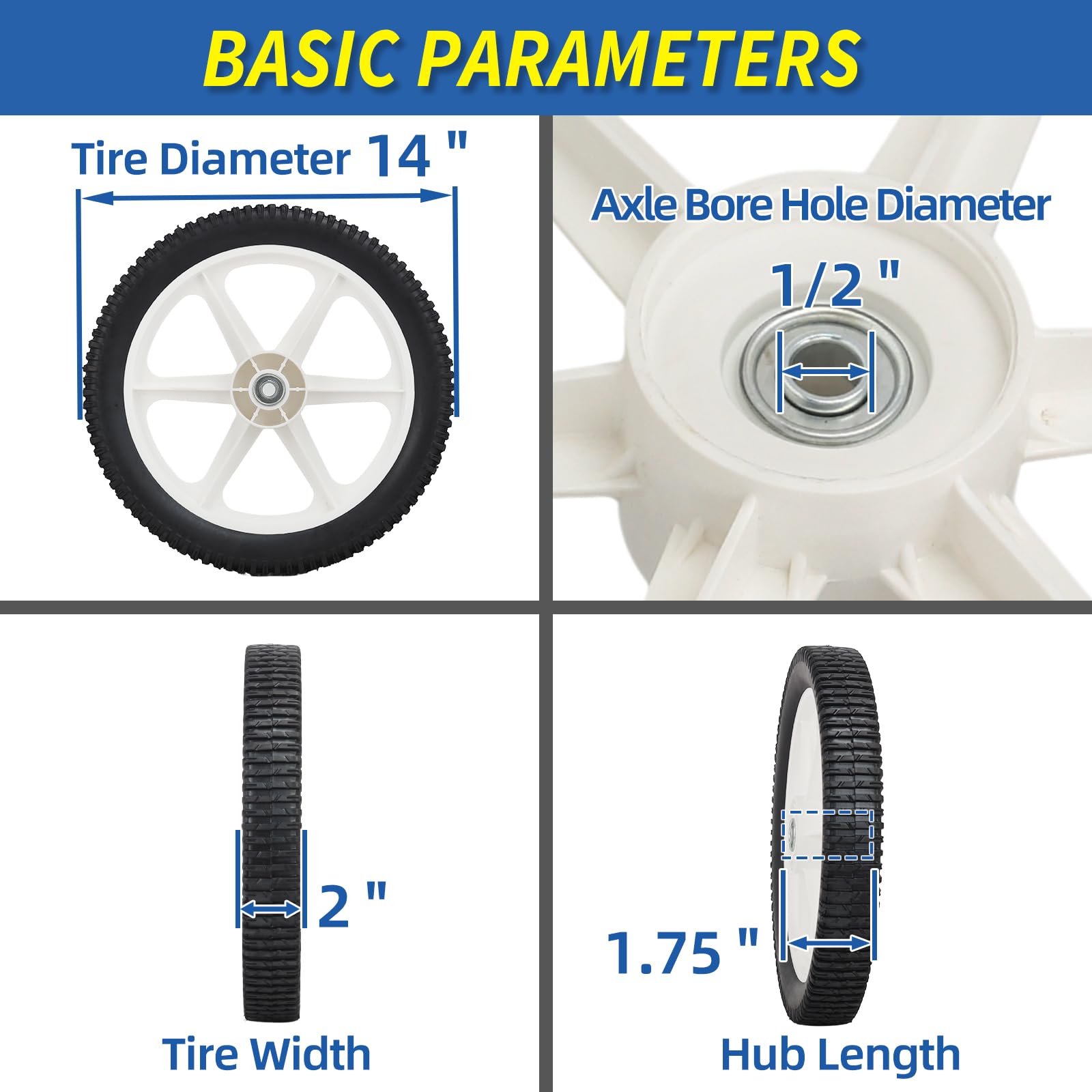 GICOOL close-up of tread pattern highlighting wear-resistant rubber for longer life