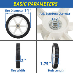 GICOOL close-up of tread pattern highlighting wear-resistant rubber for longer life