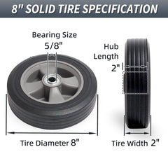 GICOOL close-up of straight tread detailing improved traction and debris shedding