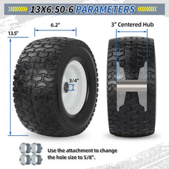 GICOOL close-up V-turf tread pattern for traction and low turf damage