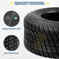 GICOOL close-up Turf-S tread showing grip and lawn protection