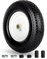 GICOOL front wheel assembly showing tire and rim, durable replacement