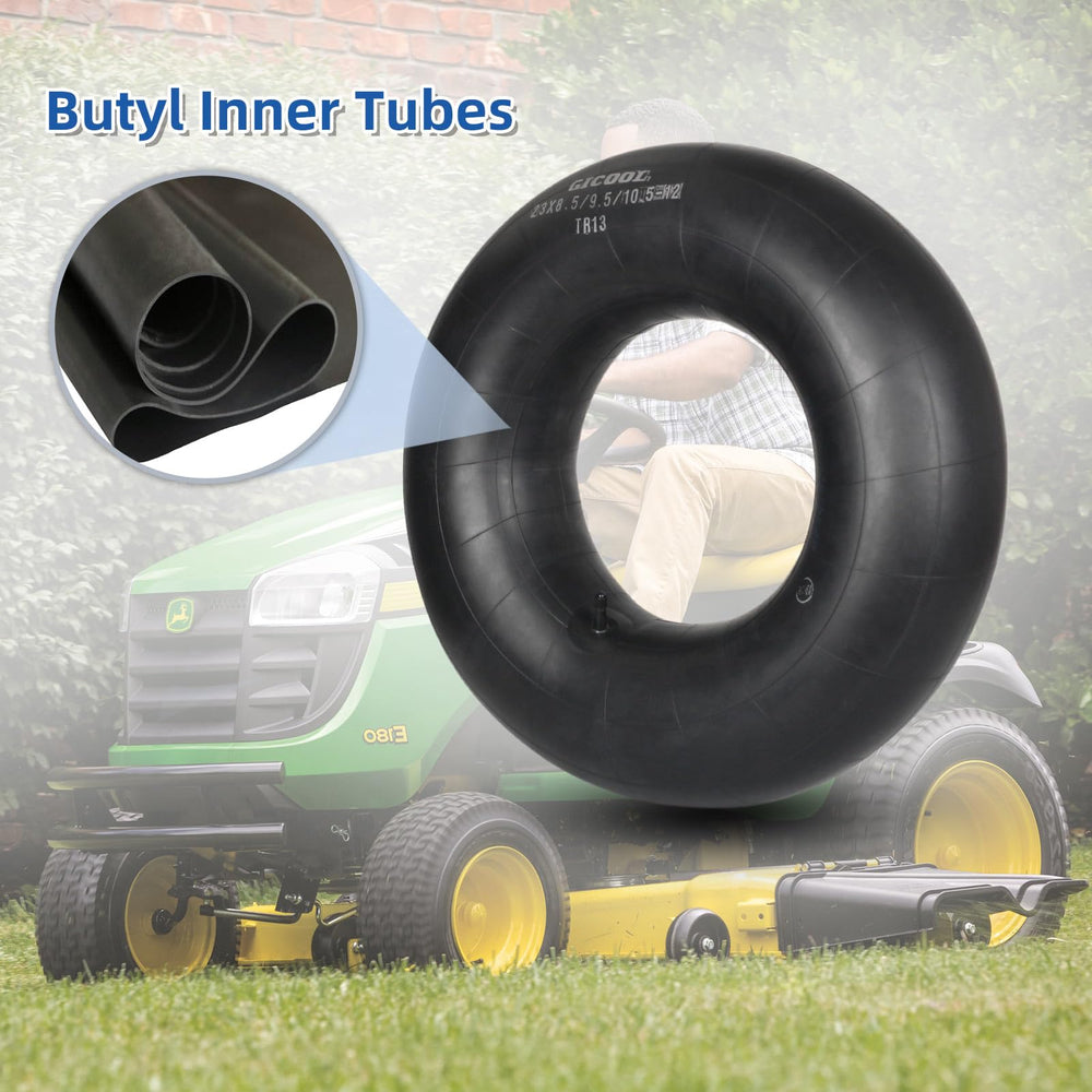 GICOOL inner tube mounted on 12-inch rim demonstrating fit