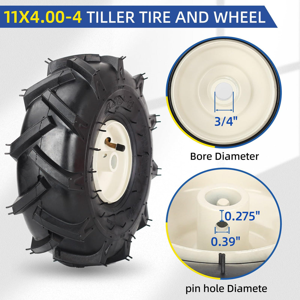 GICOOL wheel mounted on 3/4" axle illustrating correct fit benefit