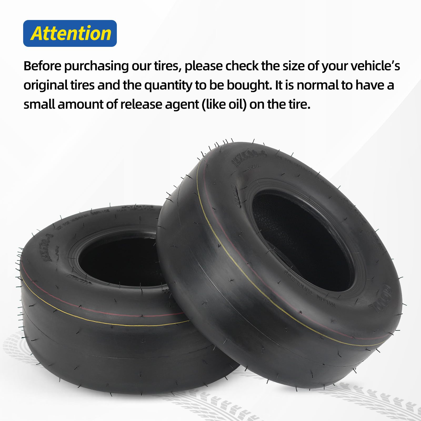 GICOOL tire next to a hand for scale to show compact size and easy handling