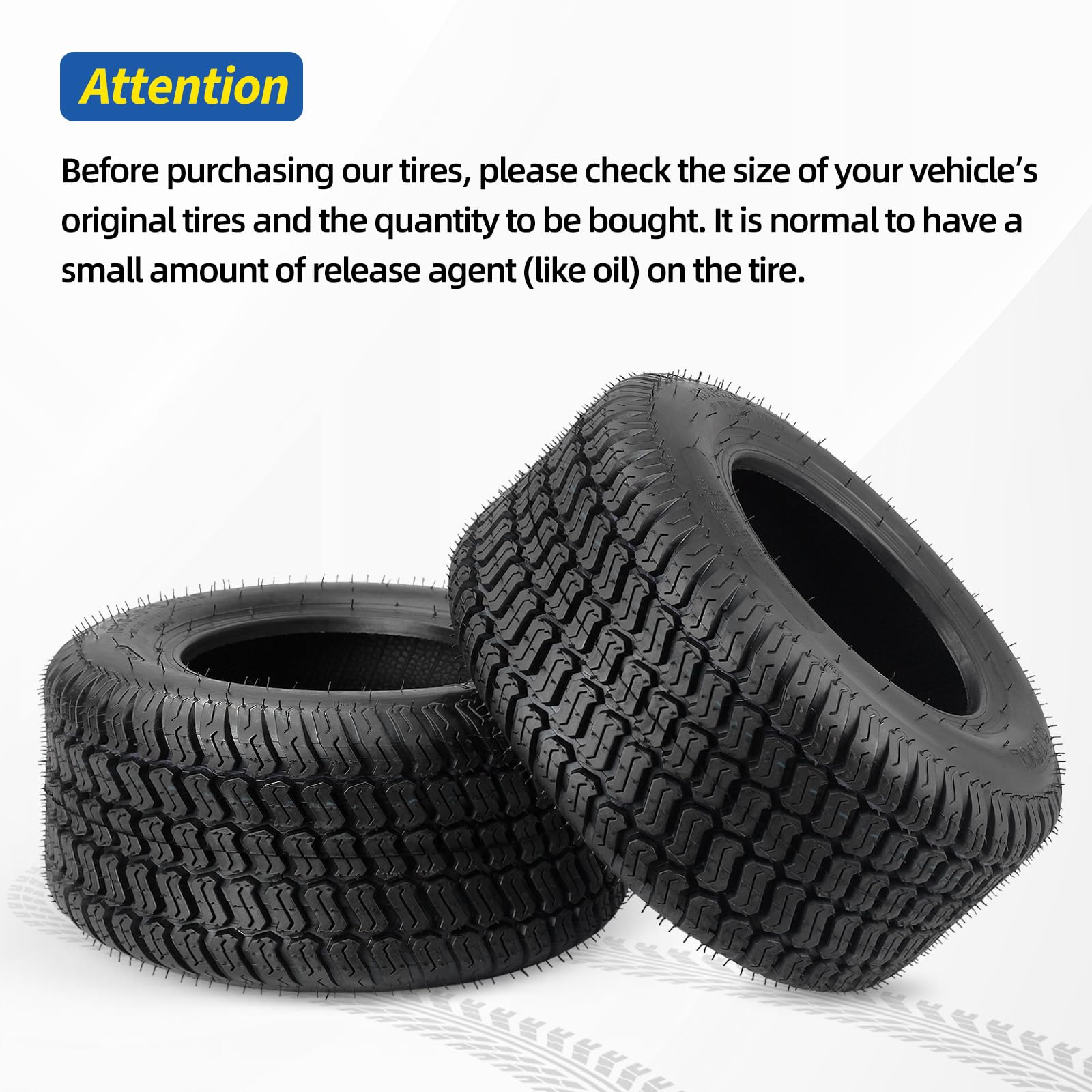 GICOOL tire next to hand showing 16x6.5-8 scale and handling ease