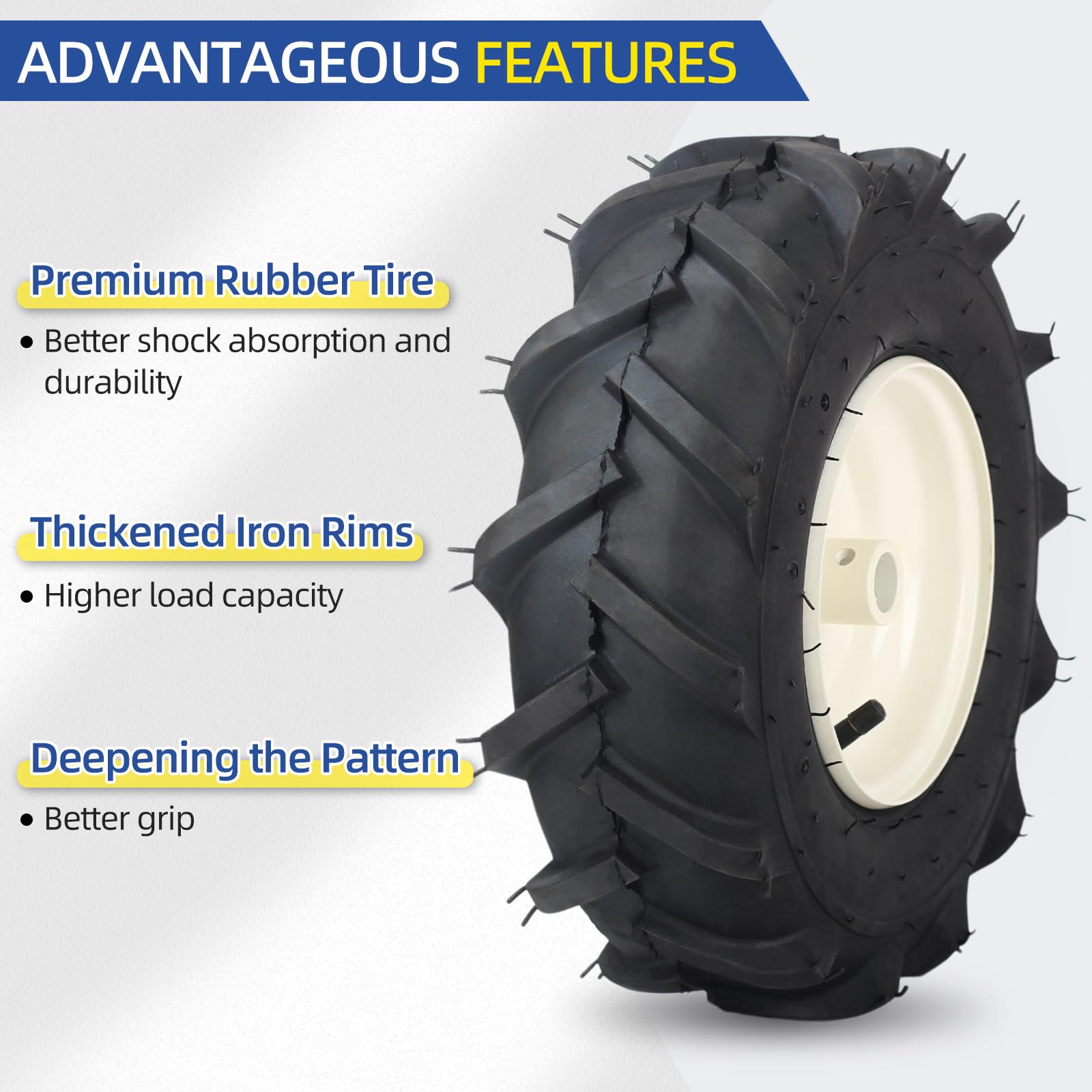 GICOOL side profile mounted on axle illustrating correct fit and stability benefit