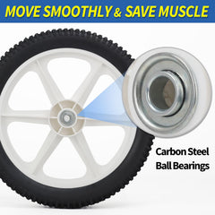 GICOOL side profile mounted on 1/2 inch axle showing simple, secure fit