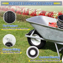 GICOOL side profile showing 12-inch diameter and 4-inch width for size reference