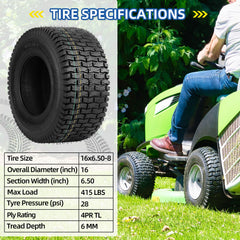 GICOOL sidewall showing 415 lb load rating and size for user confidence