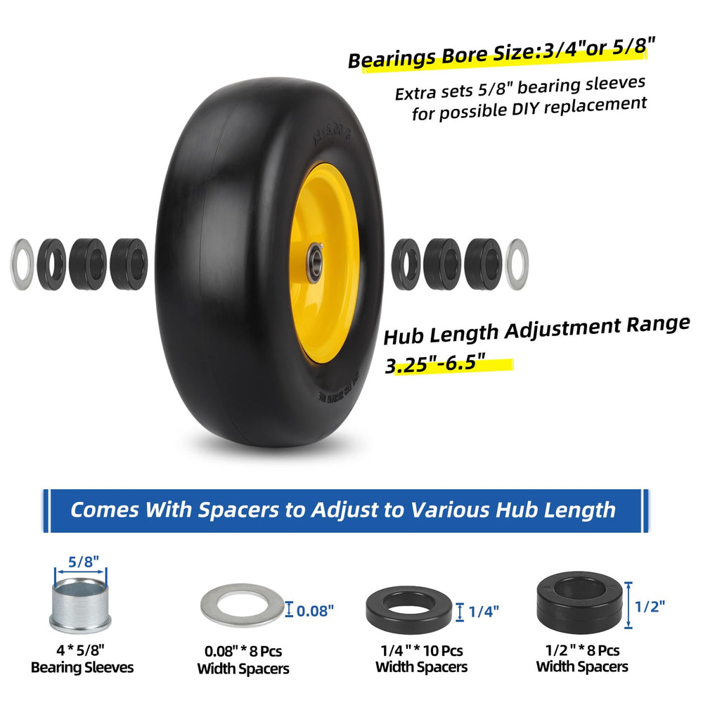 GICOOL tire next to ruler for size and scale clarity, confirms 13-inch diameter