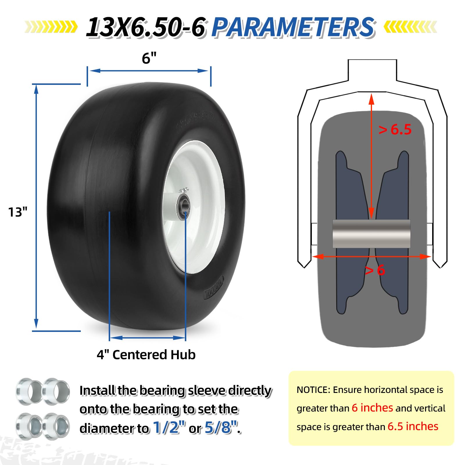 GICOOL tire saver ramp in use under wheel protecting tire shape