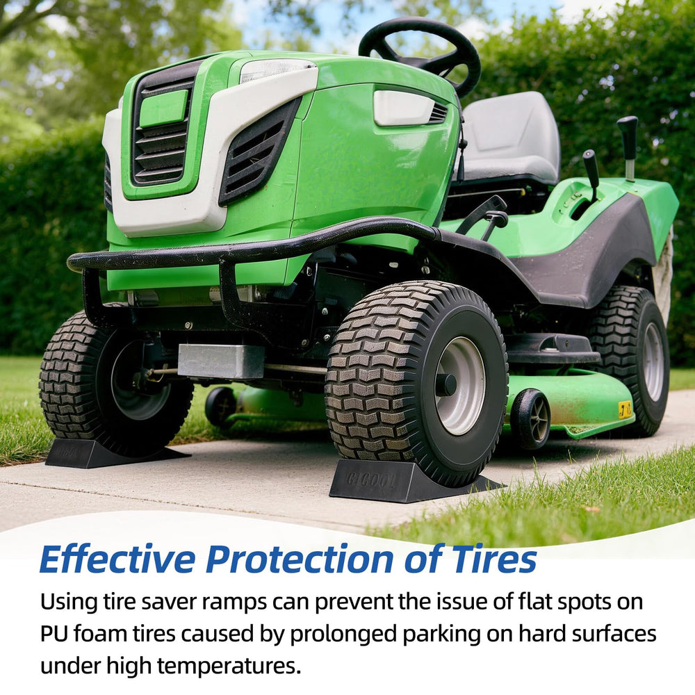 GICOOL close-up of turf tread pattern protecting grass and improving traction