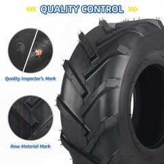 GICOOL close-up of Super Lug tread pattern highlighting grip and turf protection