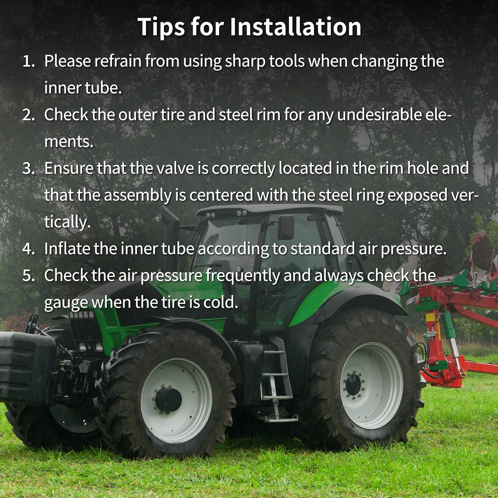 GICOOL two-pack beside trailer wheel in field showing quick-replacement benefit