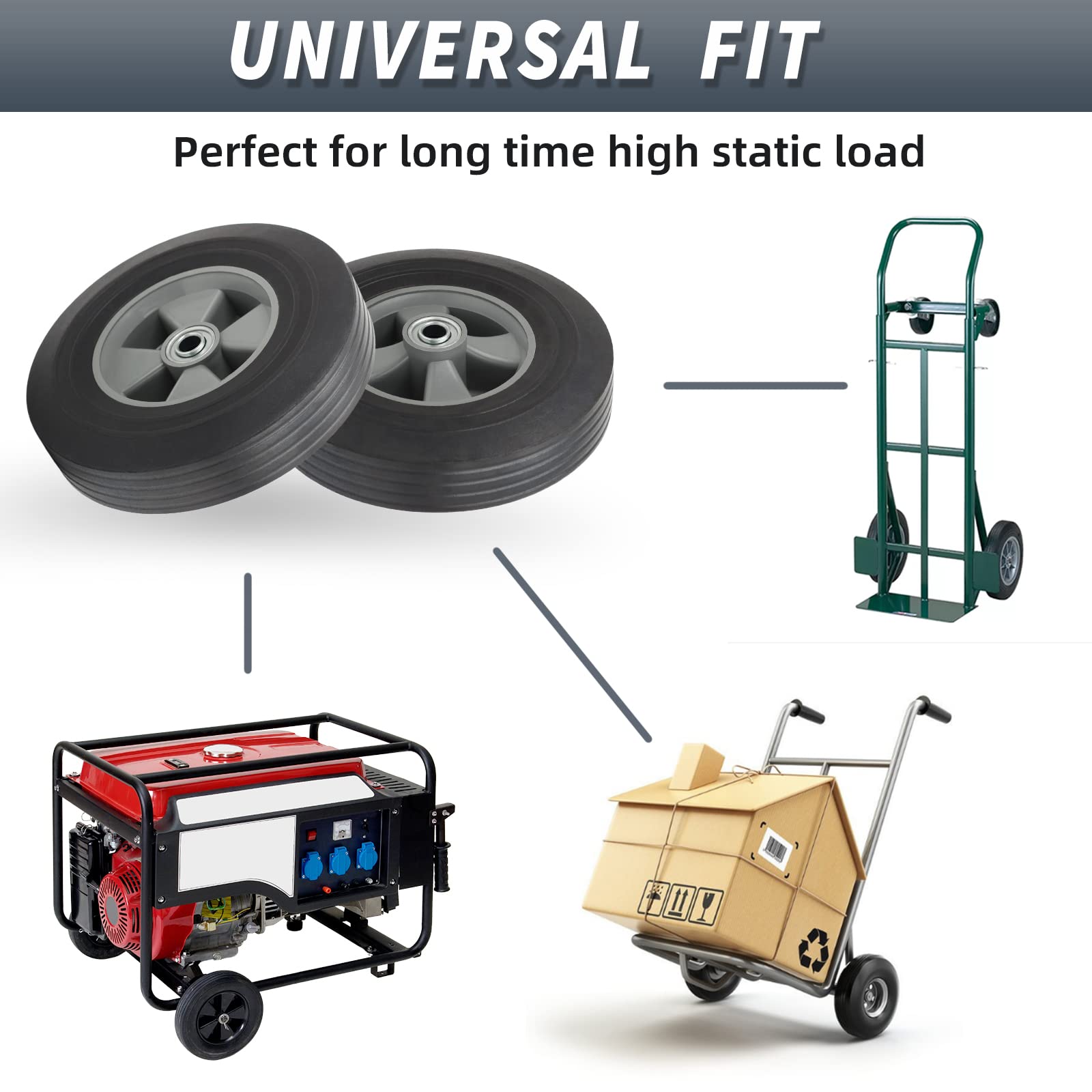 GICOOL two-pack boxed packaging ready to replace both wheels, quick swap benefit