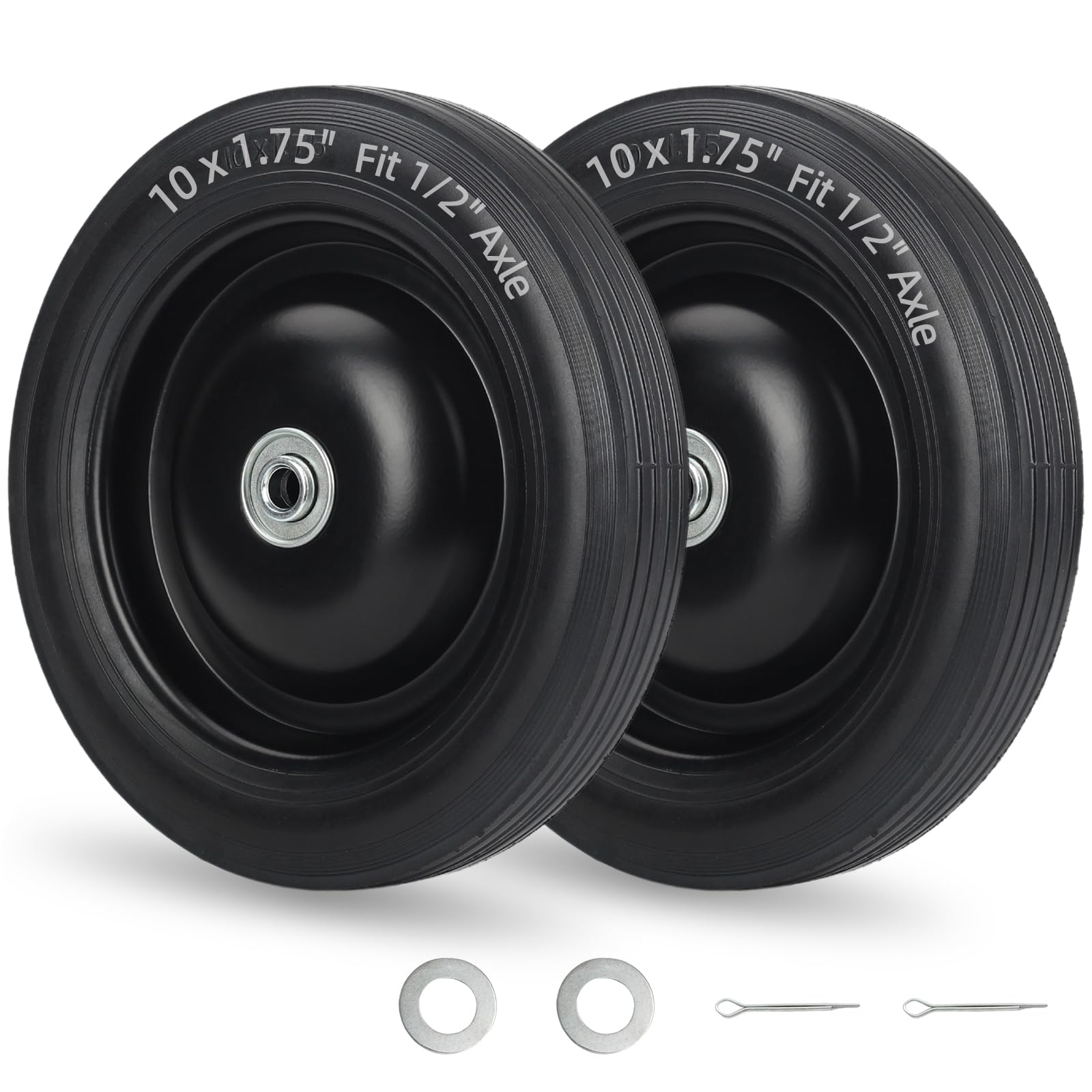 GICOOL front view of wheel showing full profile and easy replacement benefit