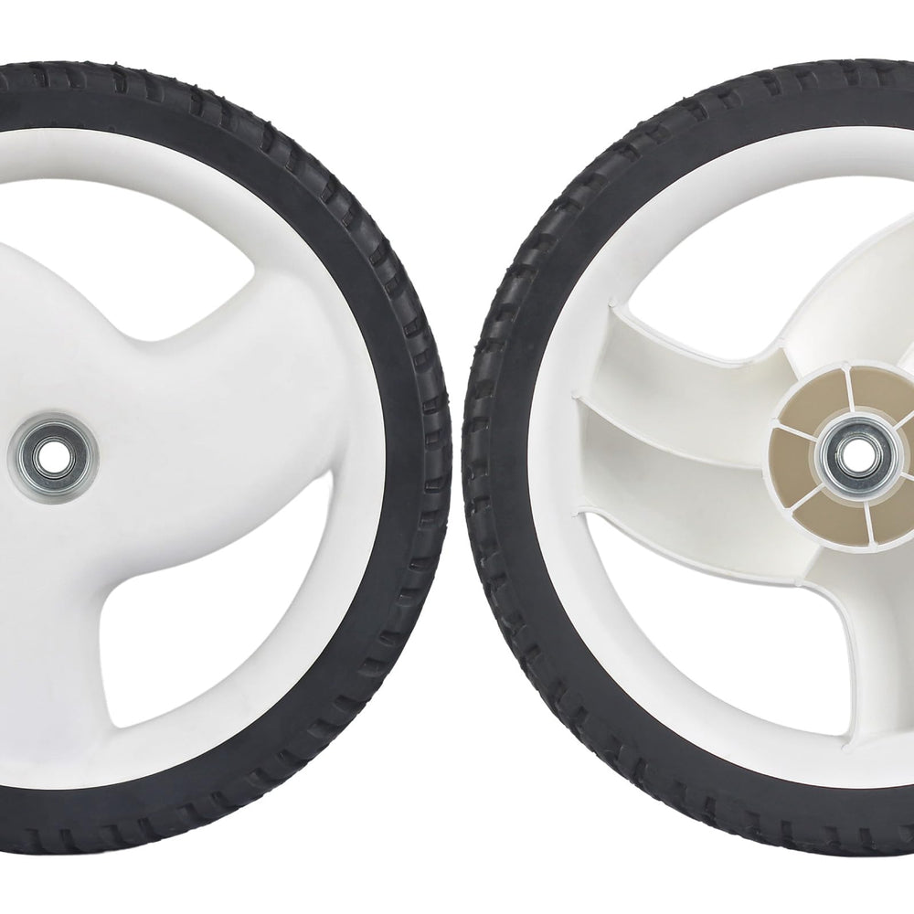 GICOOL wheel installed on Toro mower demonstrating easy replacement