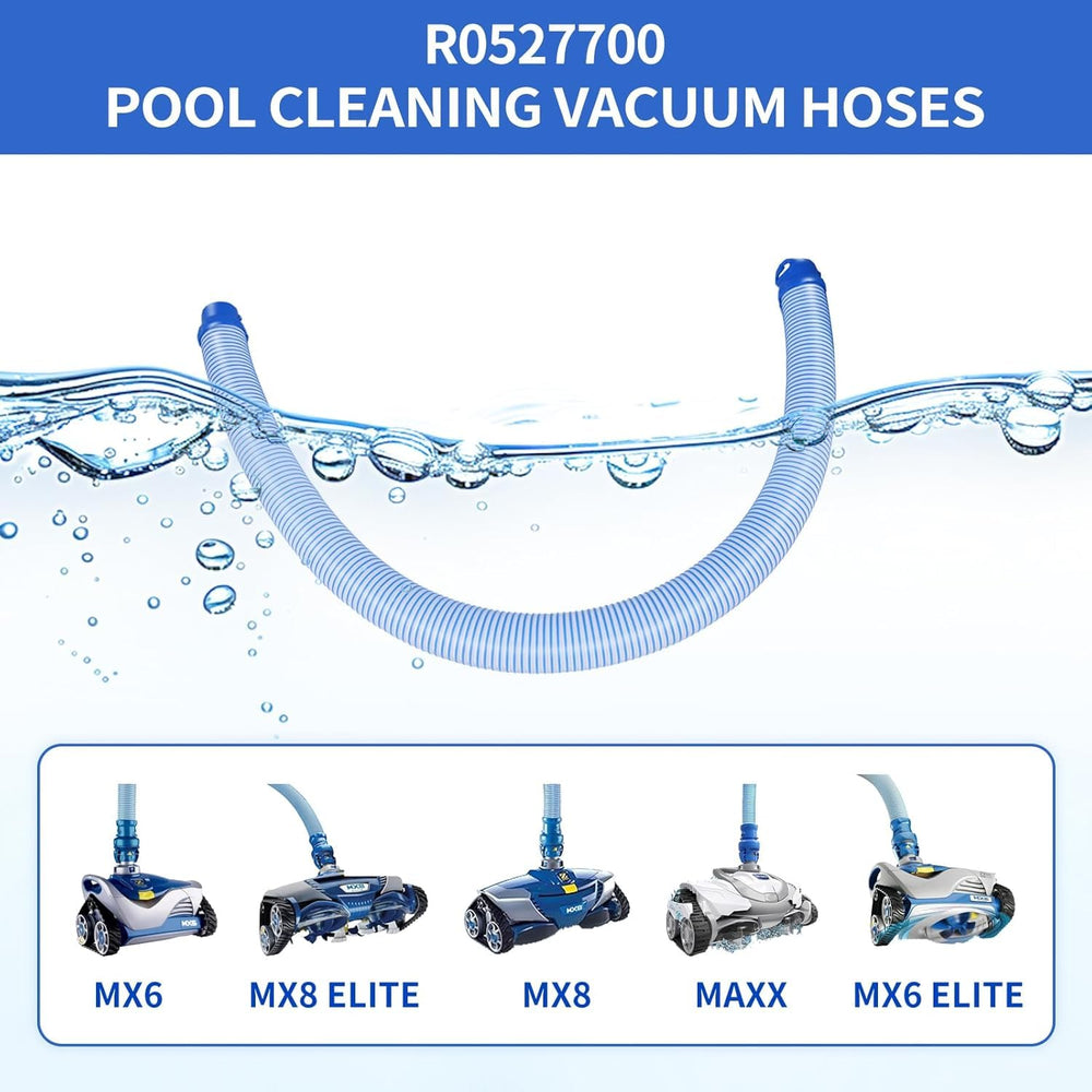 GIESIOE hose attached to Zodiac cleaner demonstrating straightforward installation benefit