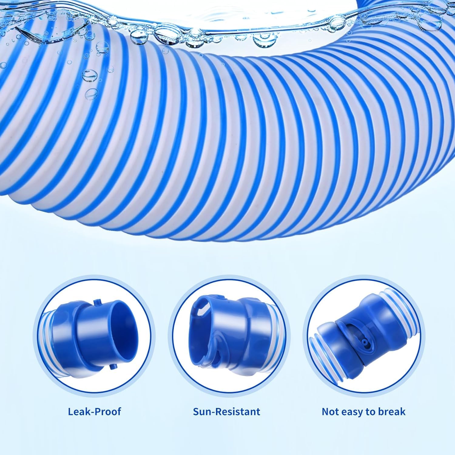 GIESIOE inner tube detail showing smooth bore that improves suction efficiency